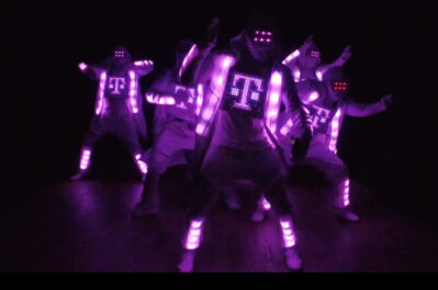 tmobile remix led dance team